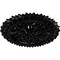 Ekena Millwork Lariah Ceiling Medallion (Fits Canopies up to 1 3/8"), 24 3/4"OD 1 3/8"ID x 3 1/4"P, Jet Black CM24LABLF - alternate 3